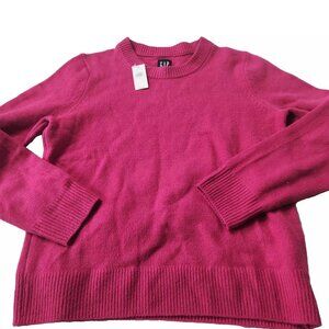 Gap Women's Size Small Pink Crew Neck Cotton New